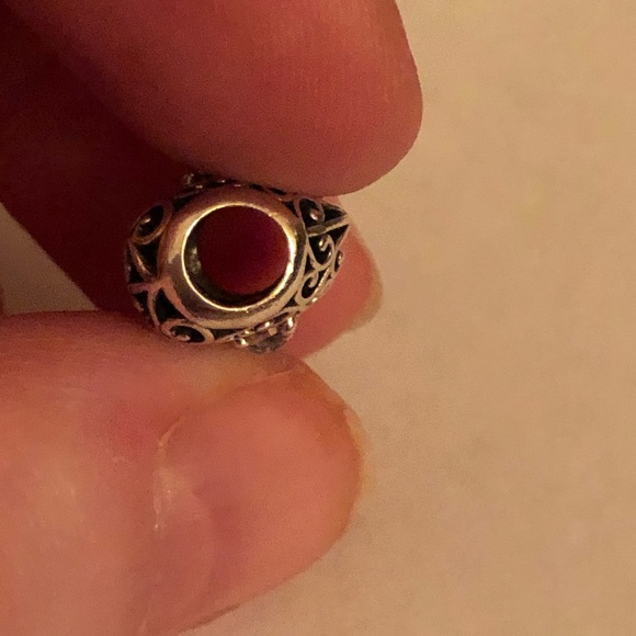 Pandora March Birthstone Heart Charm - Picture 6 of 6